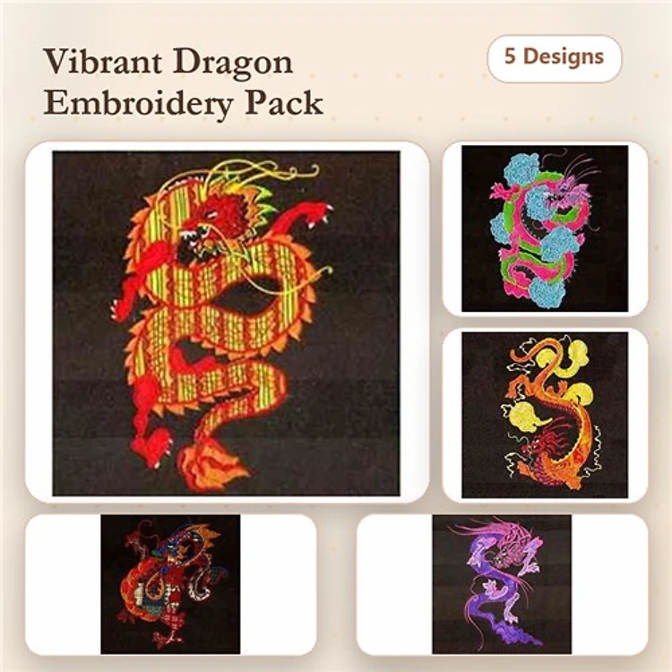 Applique Dragon