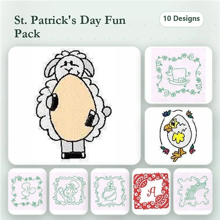 Child Summer Activities Embroidery Bundle – Fun Beach Designs (10 Designs)