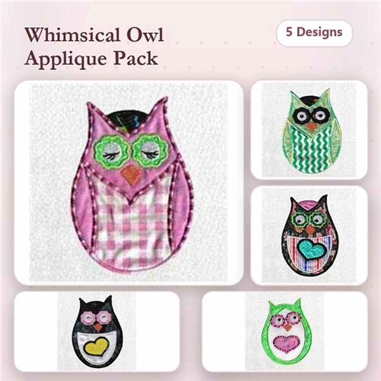 Applique Hoot Owls