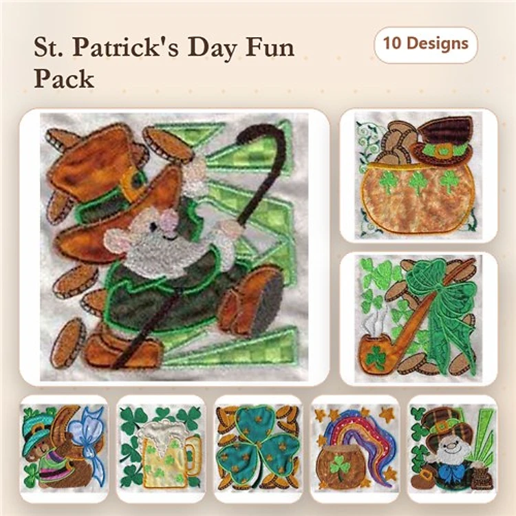 Applique Saint Pattys Day