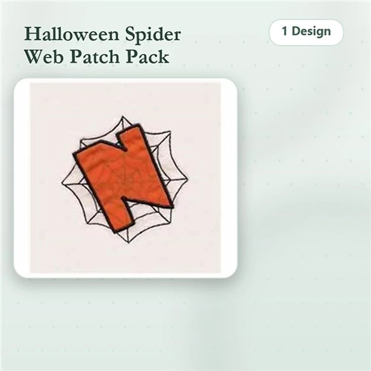 Applique Spiderweb Alphabet