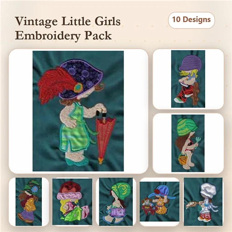 Applique Sunbonnets