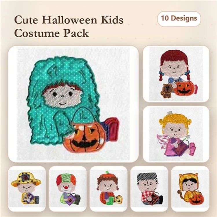 Applique Trick or Treaters