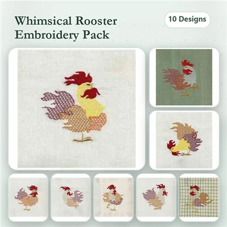 Colorful Roosters