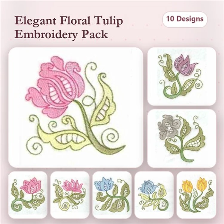 Jacobean Lace Flowers