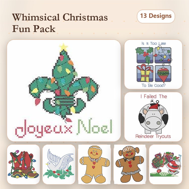 Happy Holidays Cross Stitch