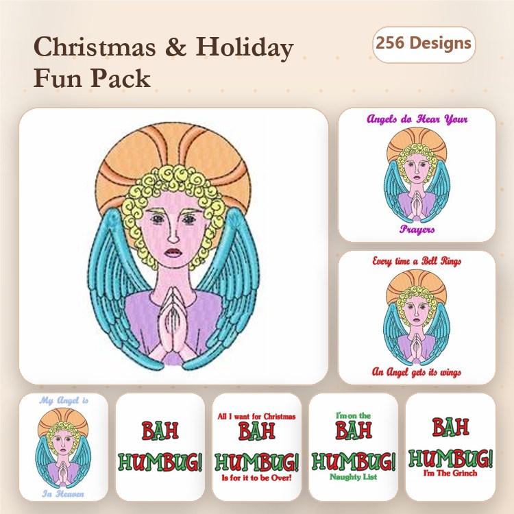 Christmas Embroidery Bundle – Fun Holiday Designs (277 Designs)