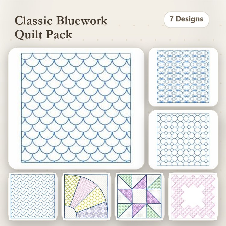 Quilt Block Stipple Scales