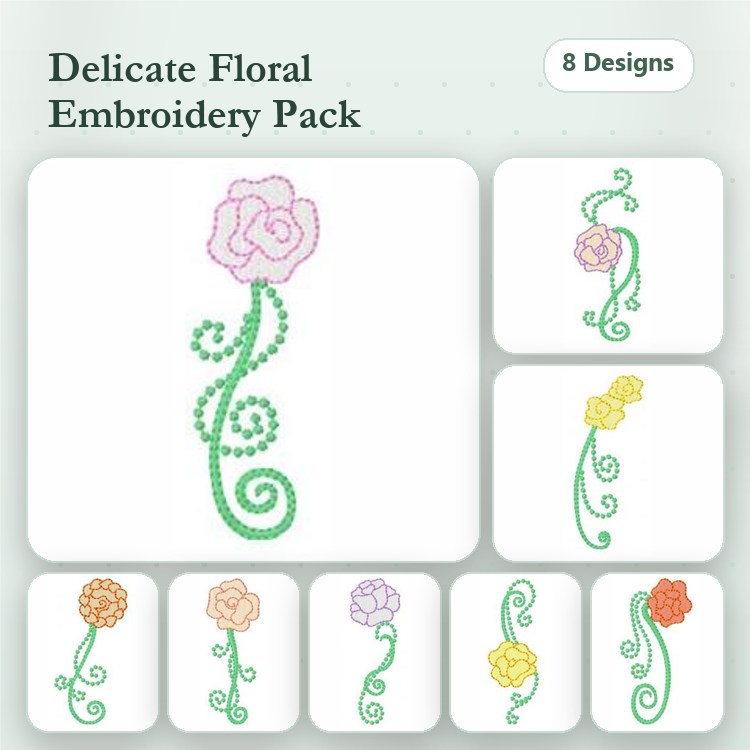 Vintage Rose Borders