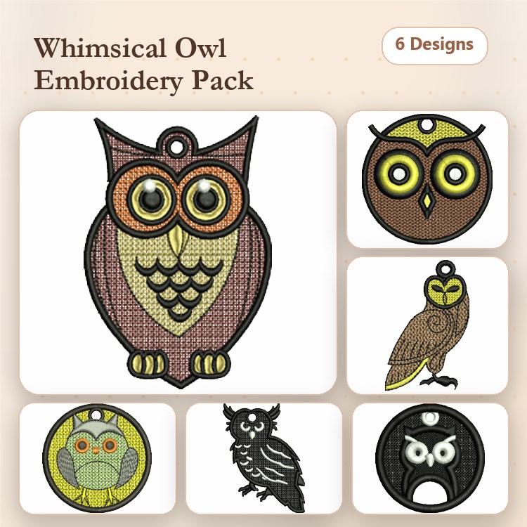 Owl Free Standing Lace