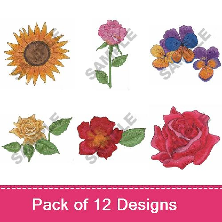 JUMBO FLOWERS I