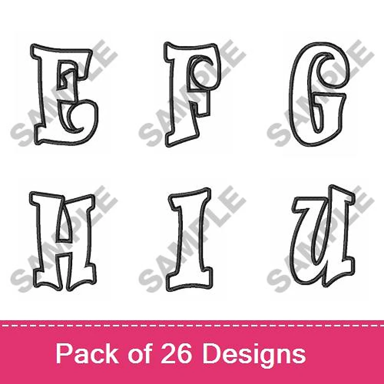 Fun Applique Font