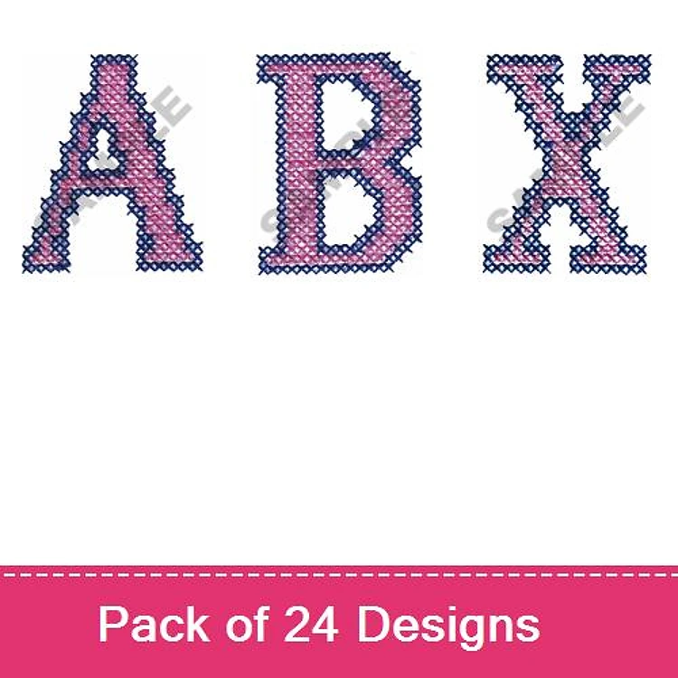 CROSS STITCH GREEK ALPHABET