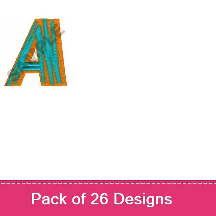 Letter A Embroidery Bundle – Vibrant A Designs & More (26 Designs)