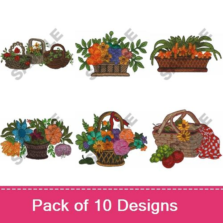 Floral Baskets 1