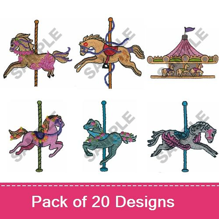 Carousel Horses 1