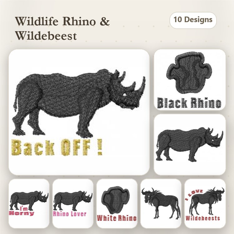 Rhinos & Wildebeests