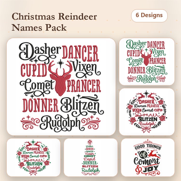 Santa Sleigh and Reindeer