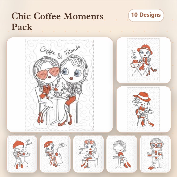 French Cafe Mug Mats