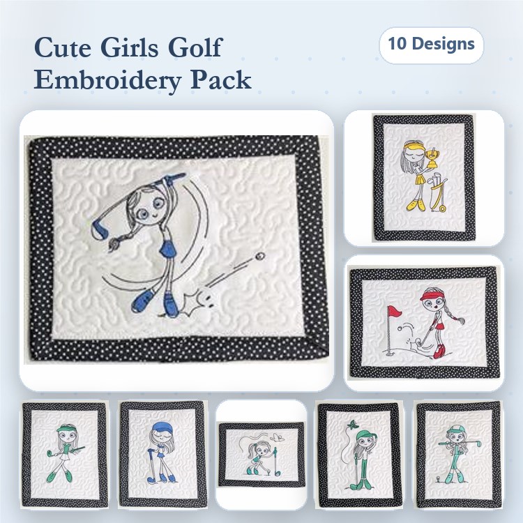 Ladies Golf Mug Rugs
