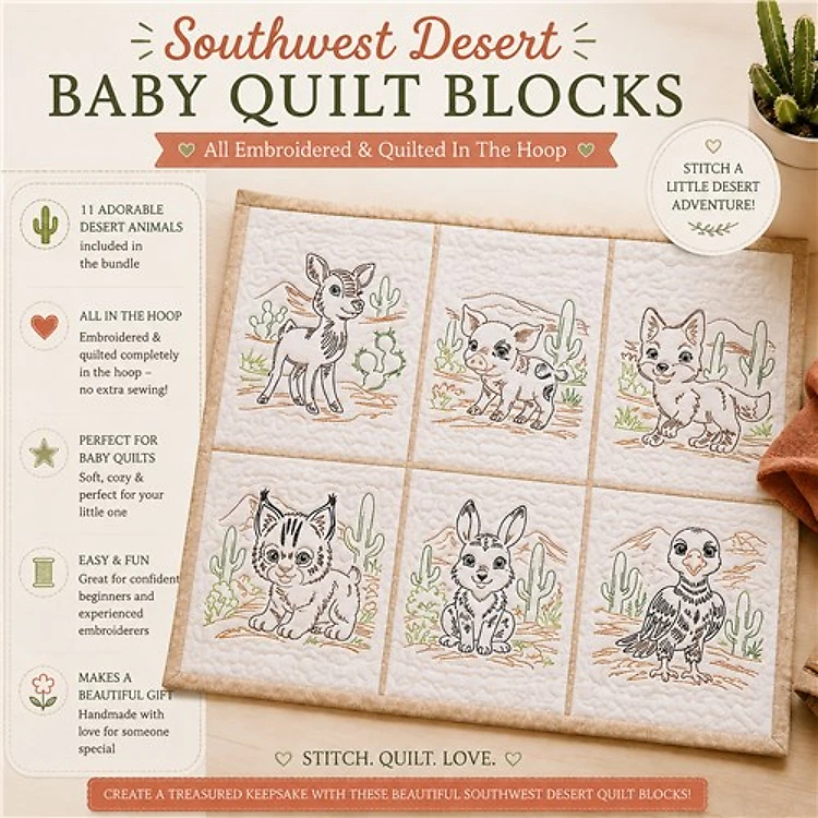 Southwest Desert Quilt Blocks