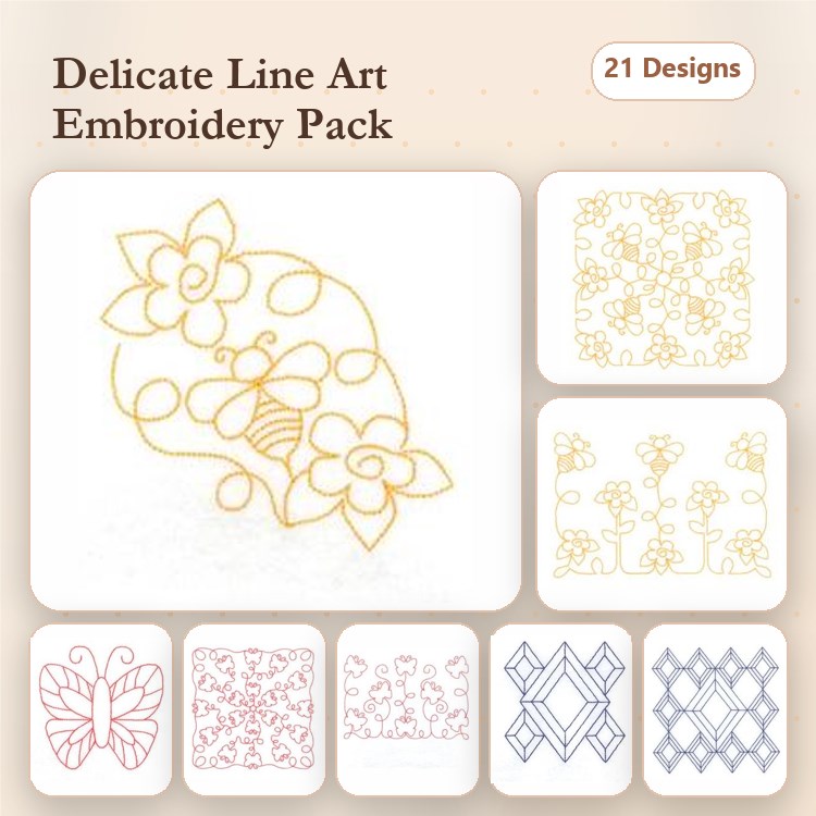 Stipple Quilt Patterns 2