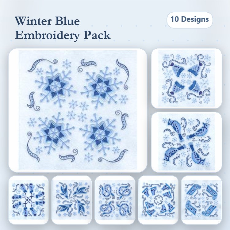 Winter Jacobean Squares