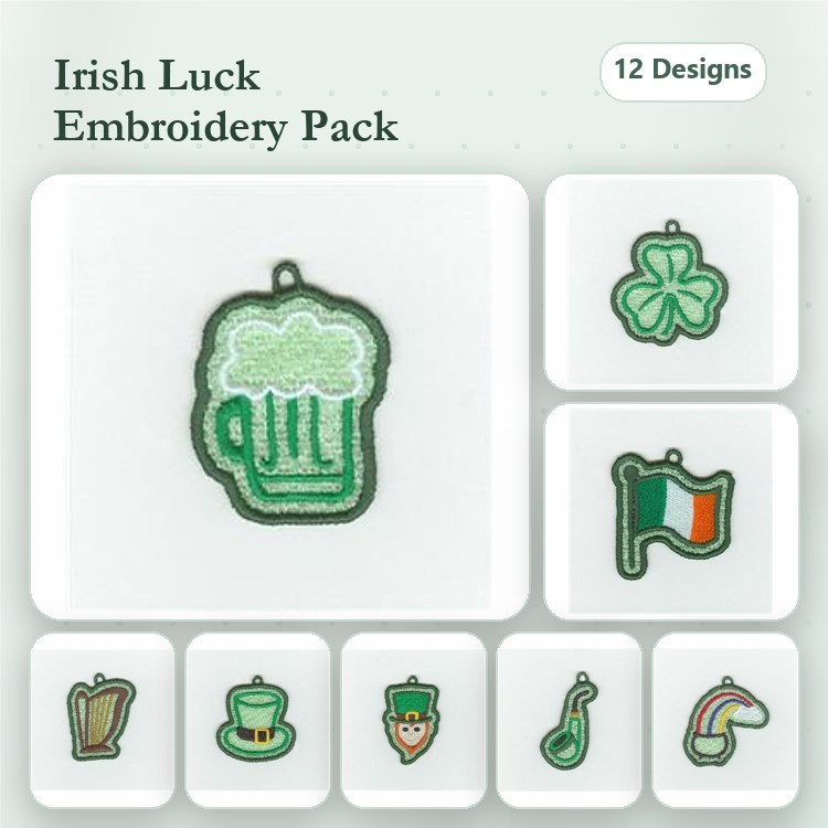 Lace St. Patty's Charms