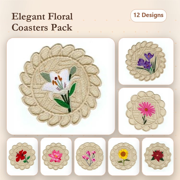Lace Flower Doilies