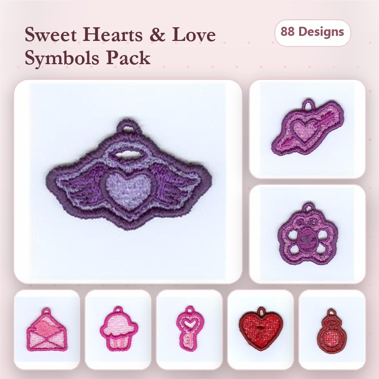 Lace Charms Bundle Pack