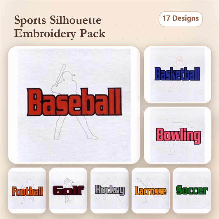 Multi Color Sport Applique 2