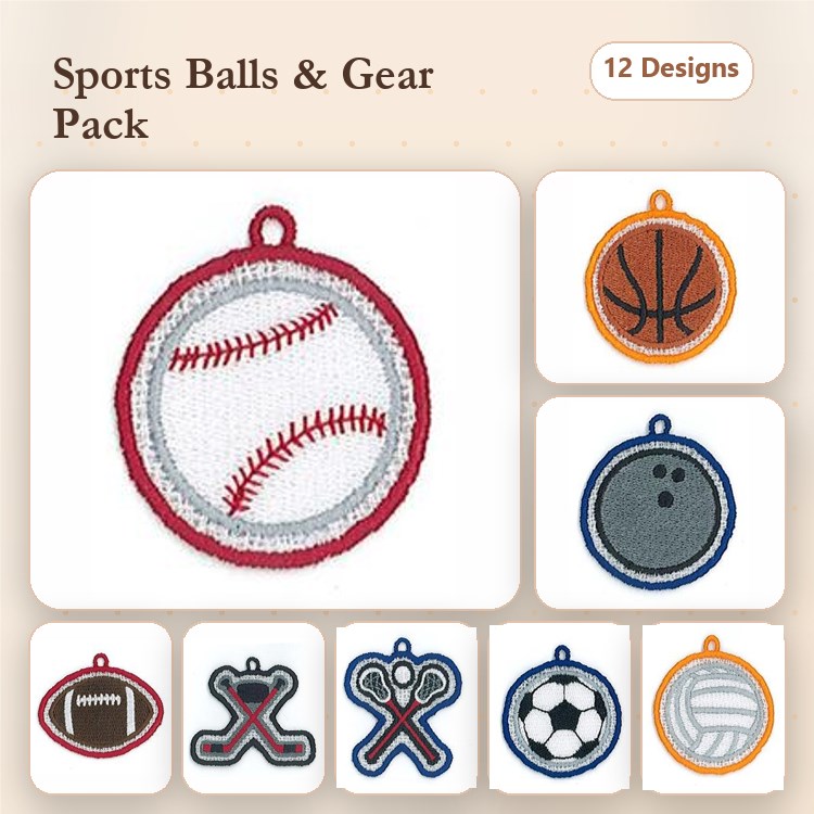 Lace Sports Charms