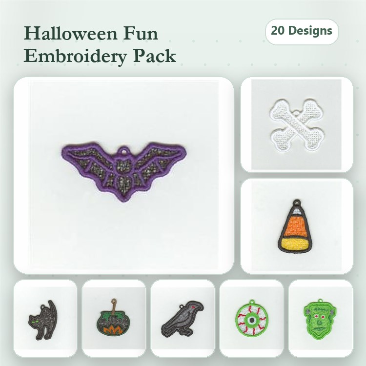 Lace Halloween Charms