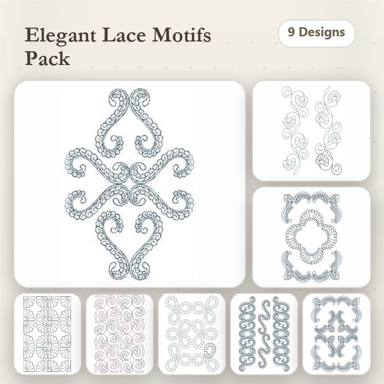 Designer Quilt Feathers 1