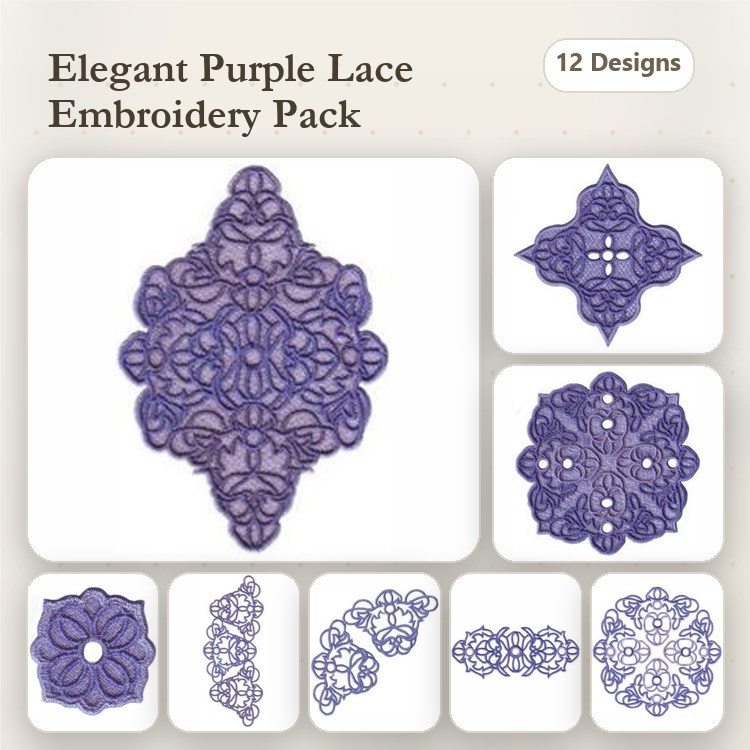 FSL - Leafy Swirls & Lace Set