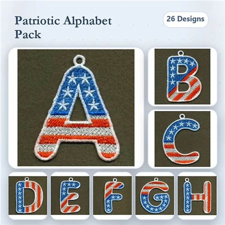 FSL Patriotic Alphabet 1