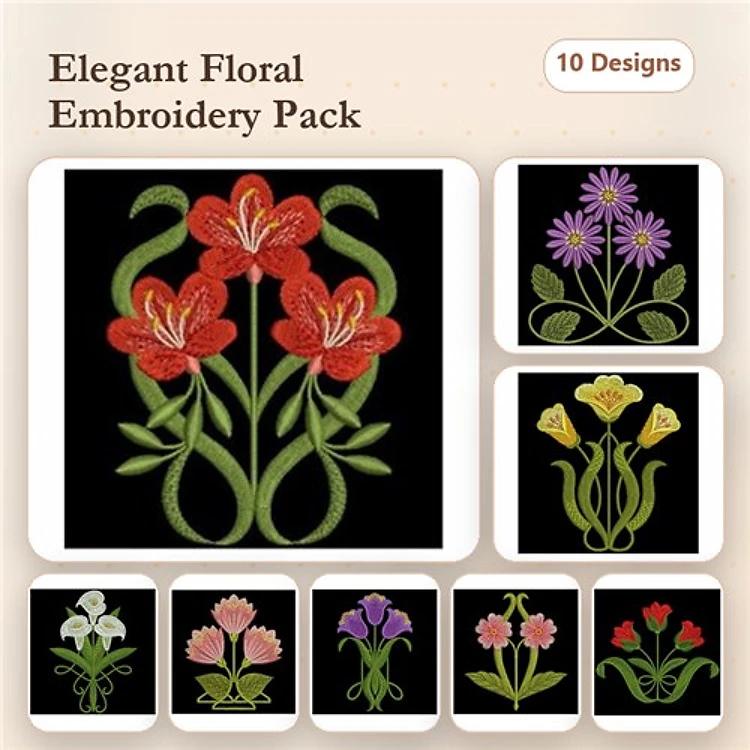 Art Nouveau Flowers 2