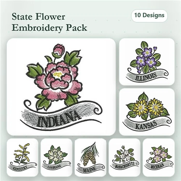US State Flowers 2