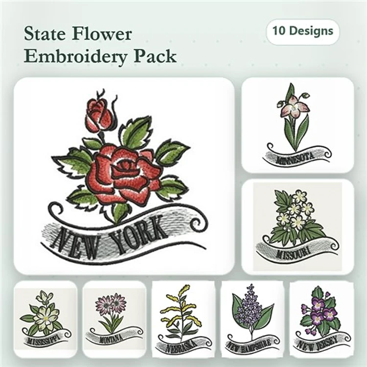 US State Flowers 3