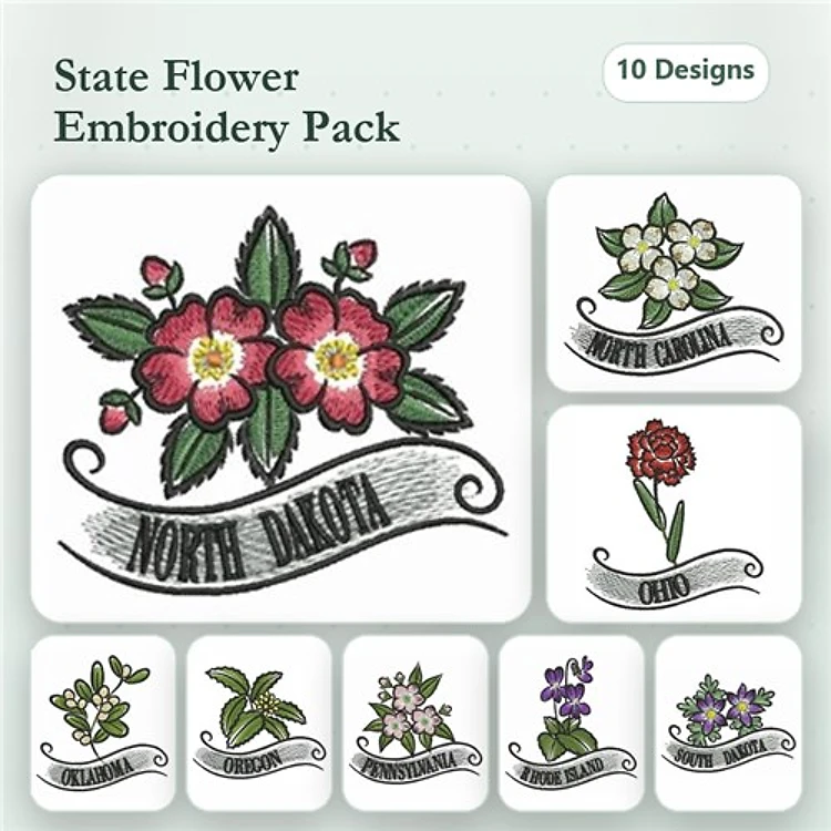 US State Flowers 4