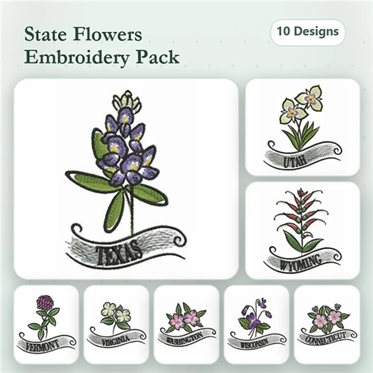 US State Flowers 5