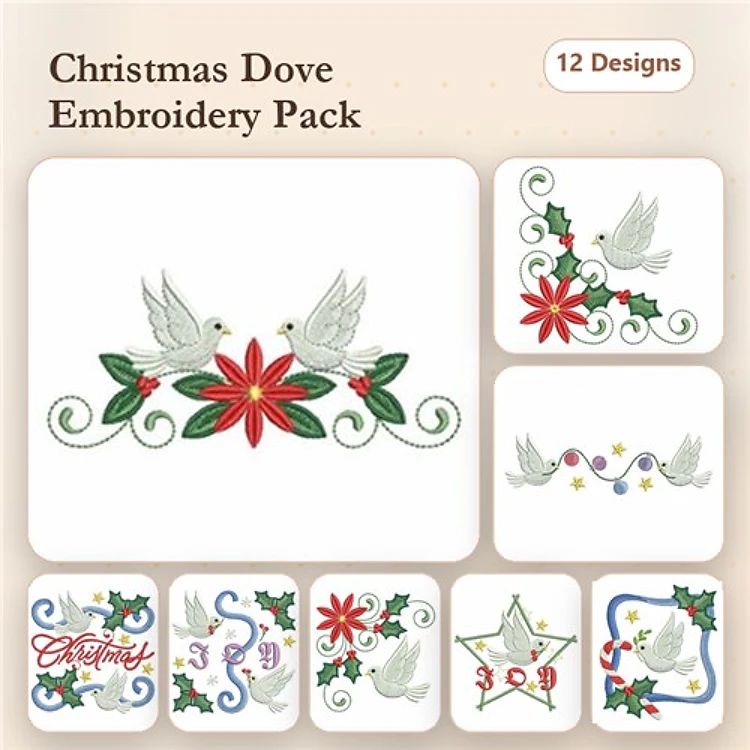 Heirloom Christmas Doves 1