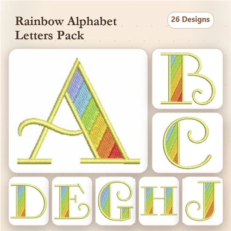 Rainbow Alphabet