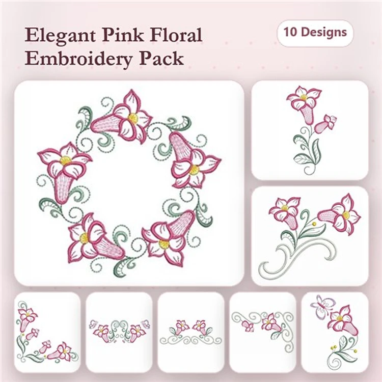 Vintage Graceful Flowers