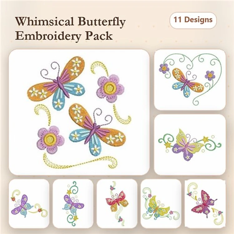Heirloom Colorful Butterfly
