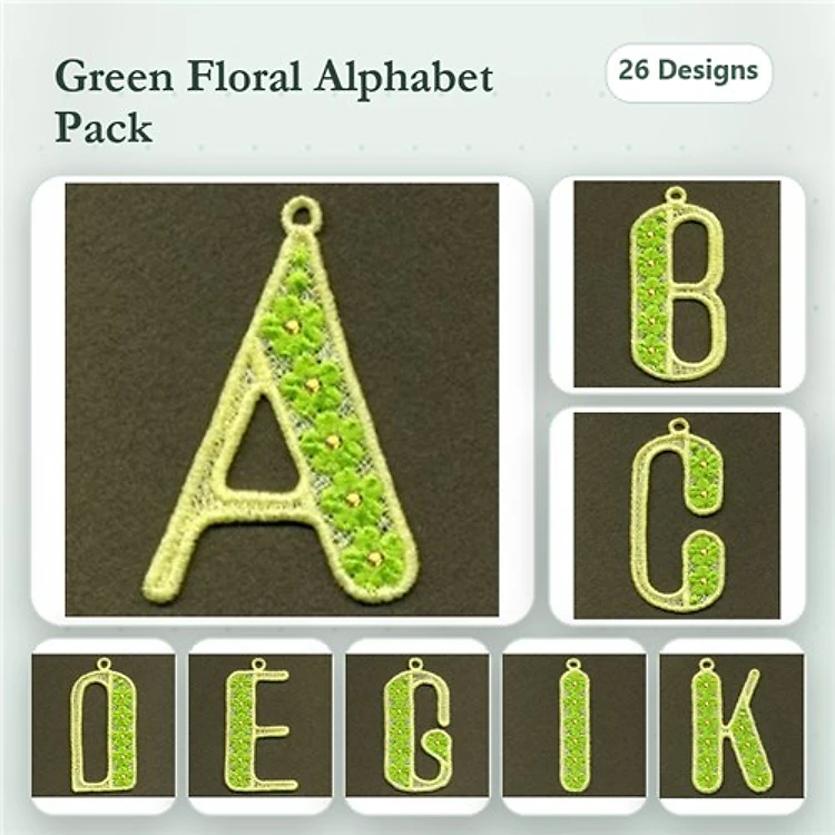 FSL Crystal Alphabets