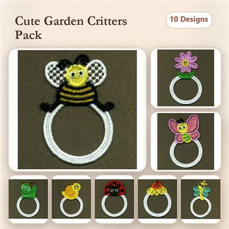 FSL Garden Napkin Rings
