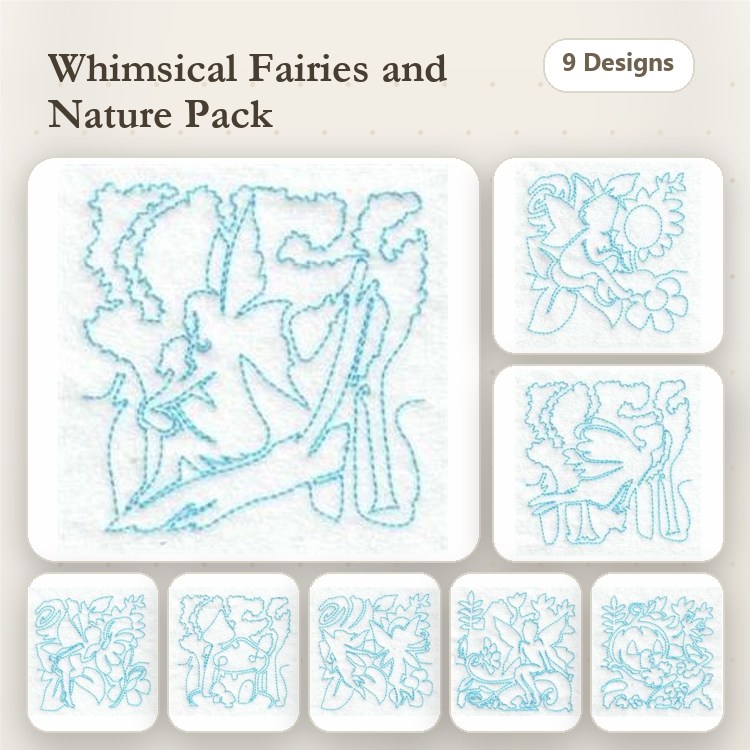 Continuous Line Fairy Blocks