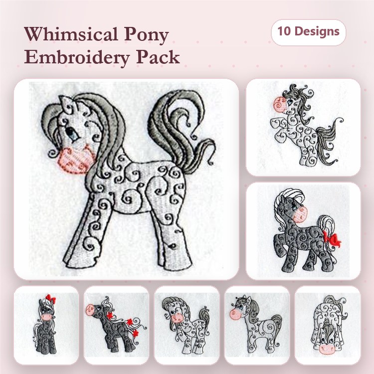 Swirly Horses