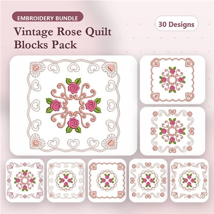Combined Rose Quilt 1